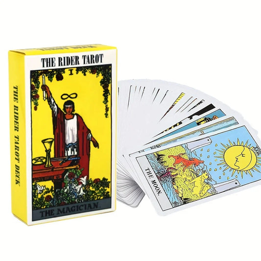 The Rider Tarot Deck โ 78-Card Oracle Deck for Beginners with PDF Guidebook