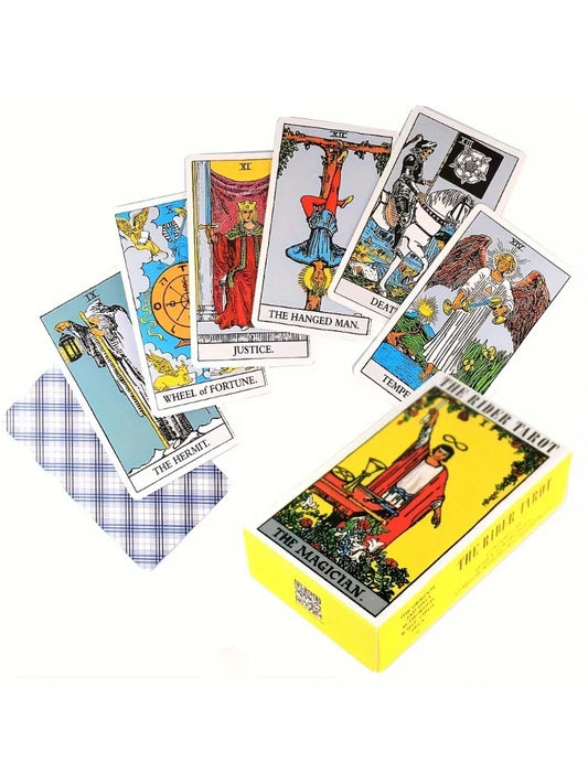 The Rider Tarot Deck โ 78-Card Oracle Deck for Beginners with PDF Guidebook