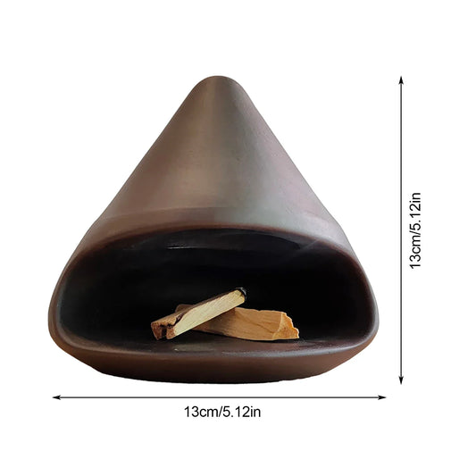 Handcrafted Ceramic Incense Stick Stand โ Palo Santo Holder for Relaxation & Meditation